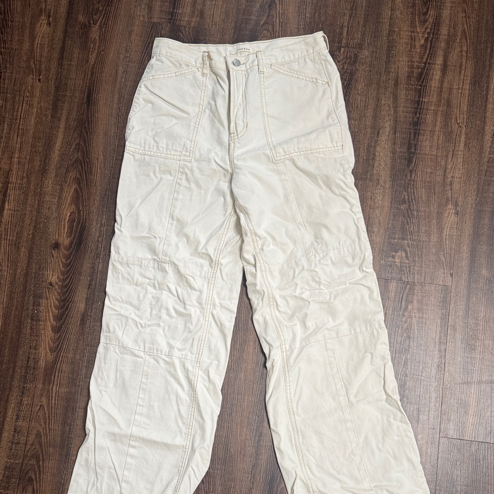 PacSun Women's Cream Cargo Pants